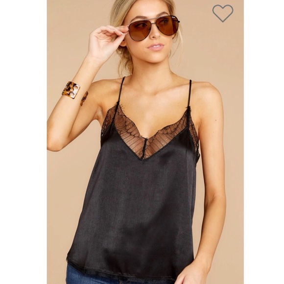 Black Lace Tank Top size S - Picture 4 of 13